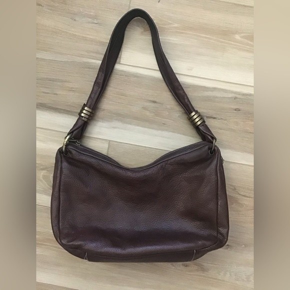 Handbags - Avorio Leather Hobo Bag